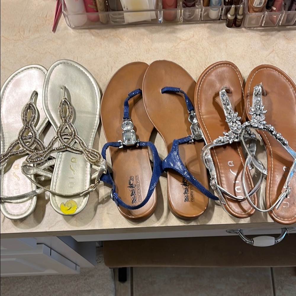 Closing Closet- Bundle - Coach and Four, Unisa sandals.  Sandals Elegant Summer